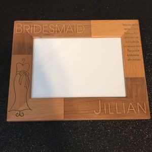 Jillian bridesmaid wooden picture frame